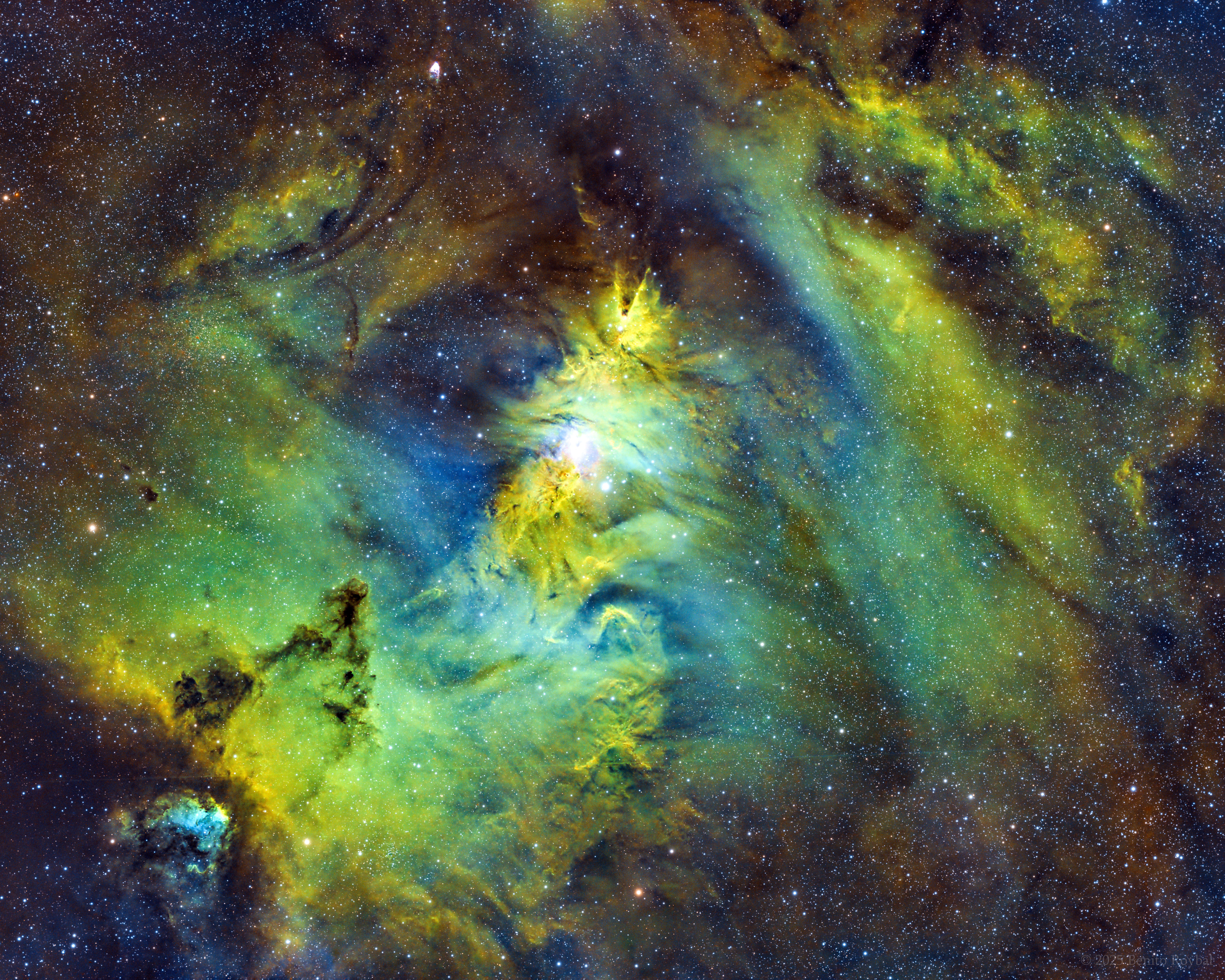 Lion Nebula SHO