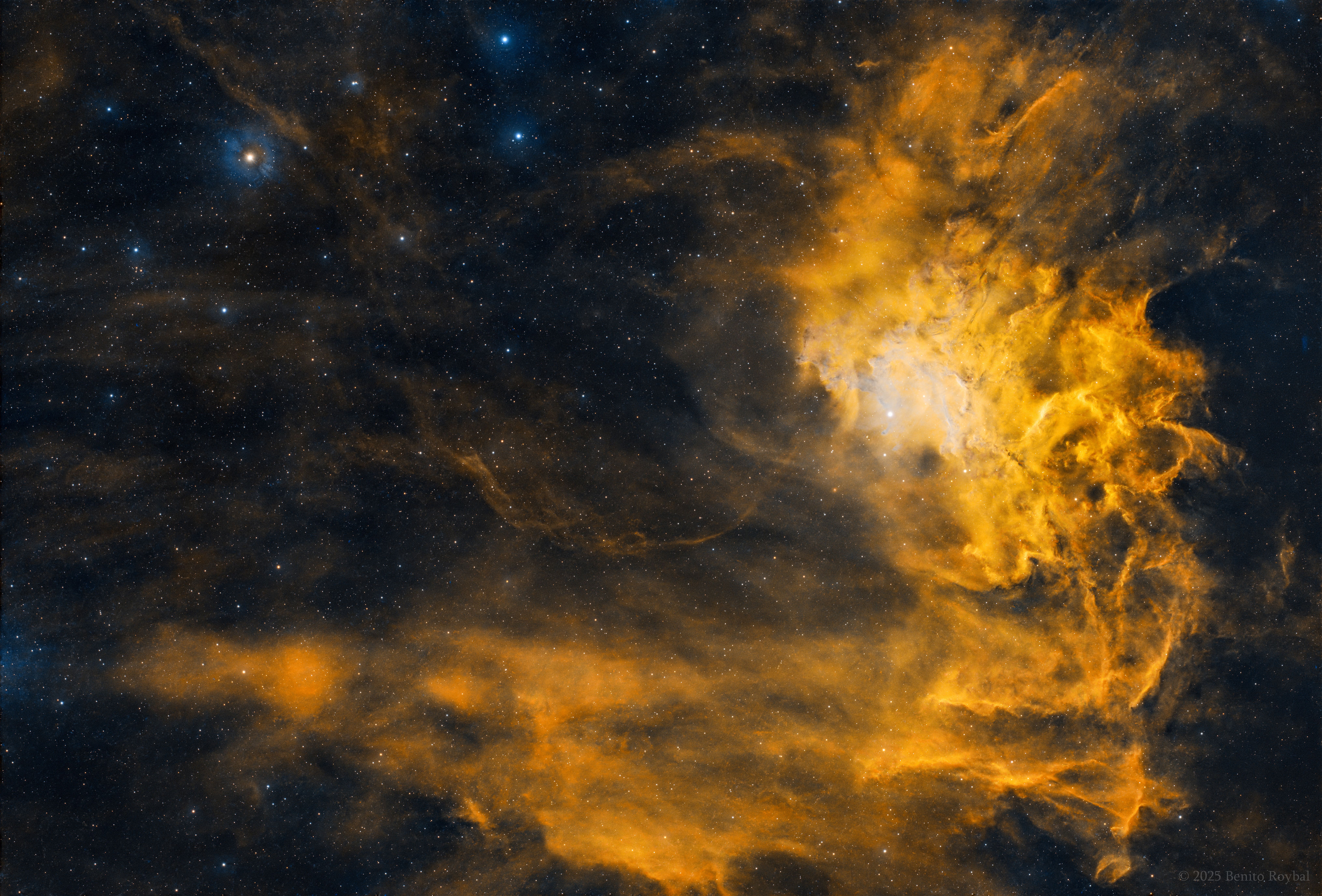 Flaming Star Nebula