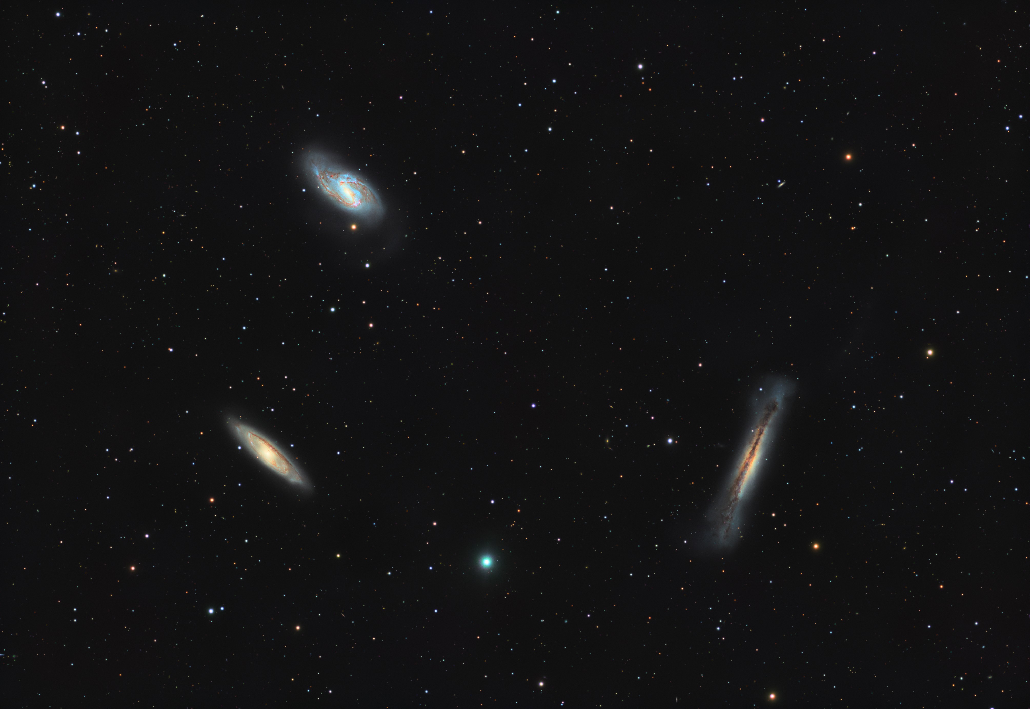 The Leo Triplet